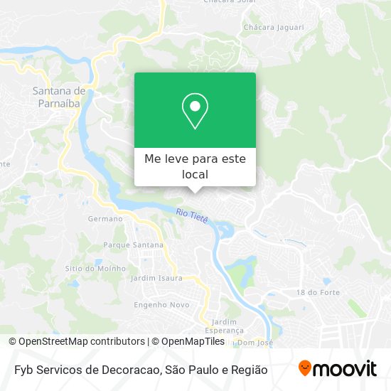 Fyb Servicos de Decoracao mapa