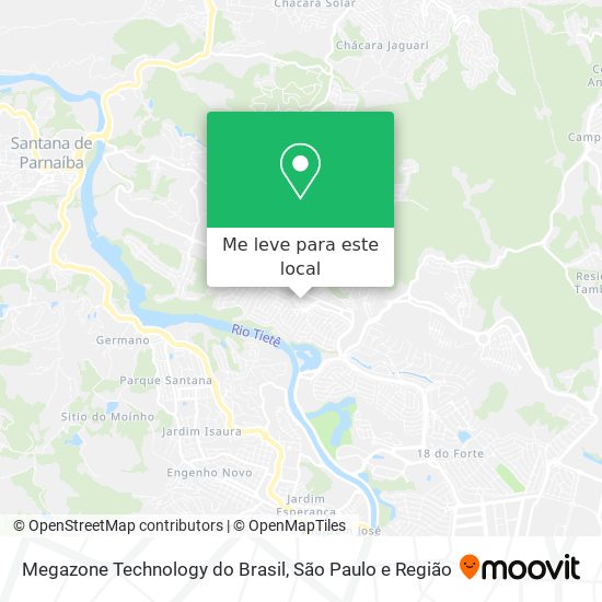 Megazone Technology do Brasil mapa