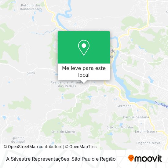 A Silvestre Representações mapa