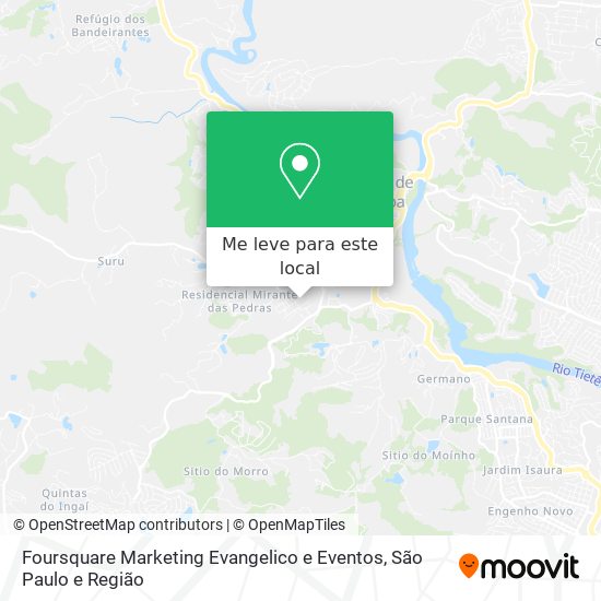 Foursquare Marketing Evangelico e Eventos mapa