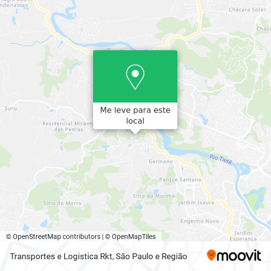 Transportes e Logistica Rkt mapa