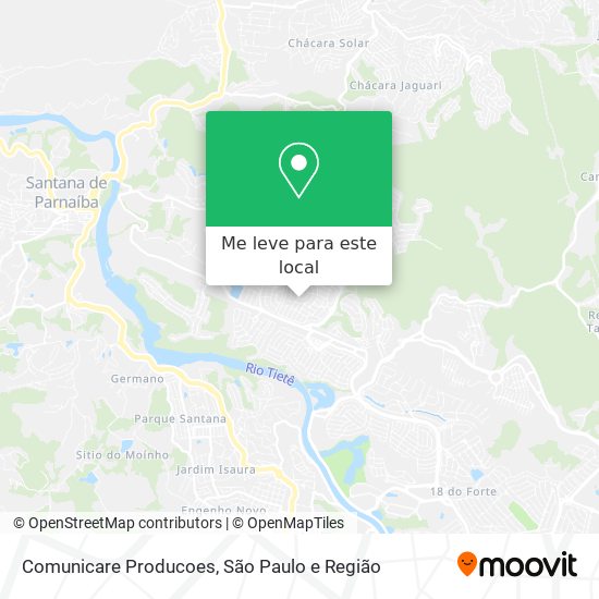 Comunicare Producoes mapa