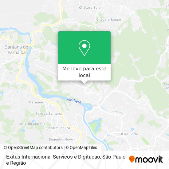 Exitus Internacional Servicos e Digitacao mapa