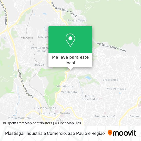 Plastisgai Industria e Comercio mapa