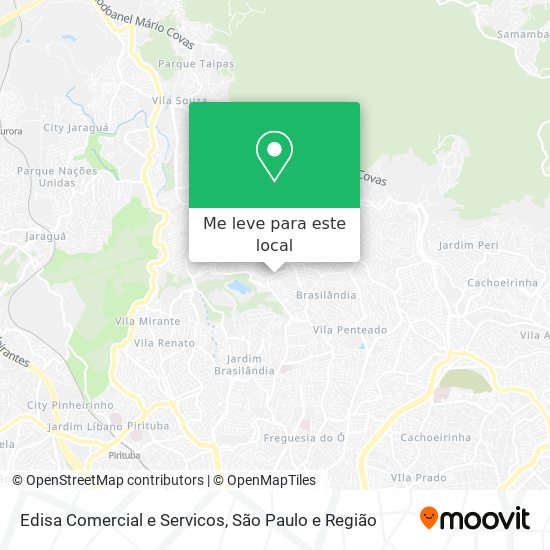 Edisa Comercial e Servicos mapa