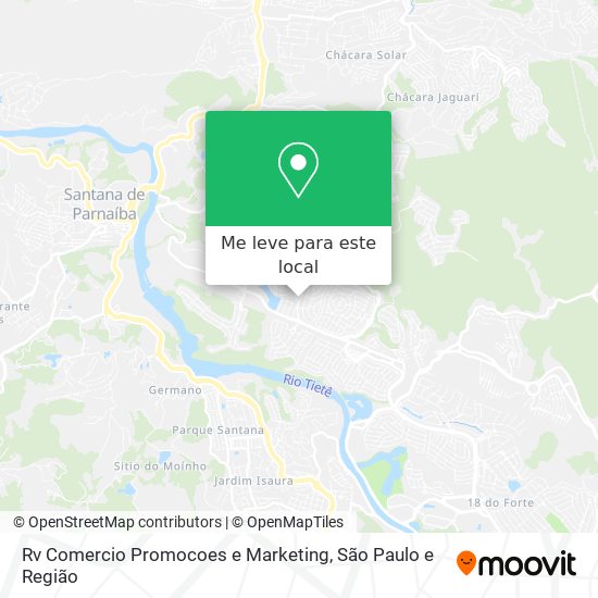 Rv Comercio Promocoes e Marketing mapa