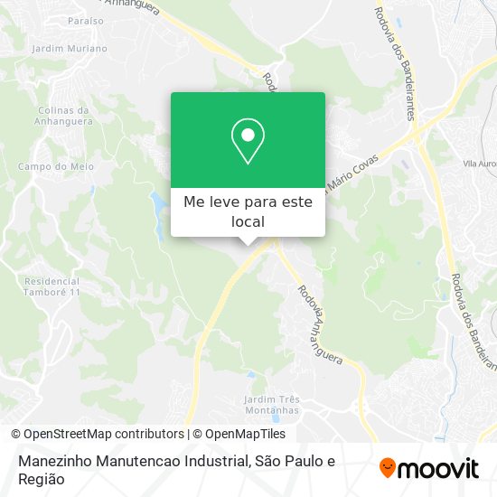 Manezinho Manutencao Industrial mapa