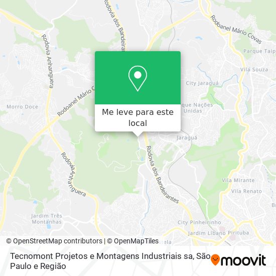 Tecnomont Projetos e Montagens Industriais sa mapa