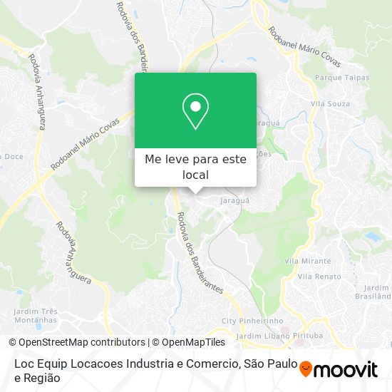 Loc Equip Locacoes Industria e Comercio mapa