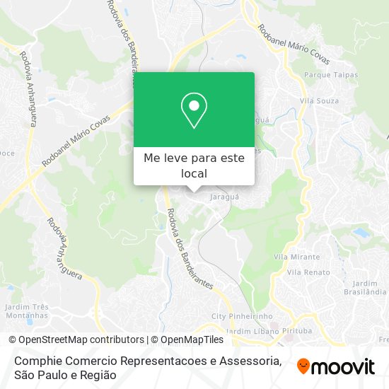 Comphie Comercio Representacoes e Assessoria mapa