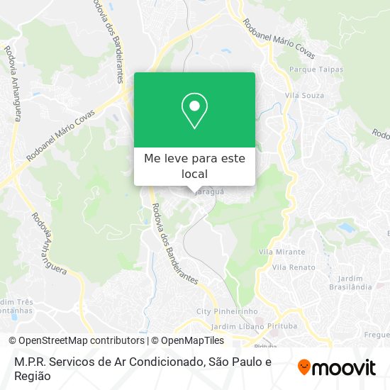 M.P.R. Servicos de Ar Condicionado mapa