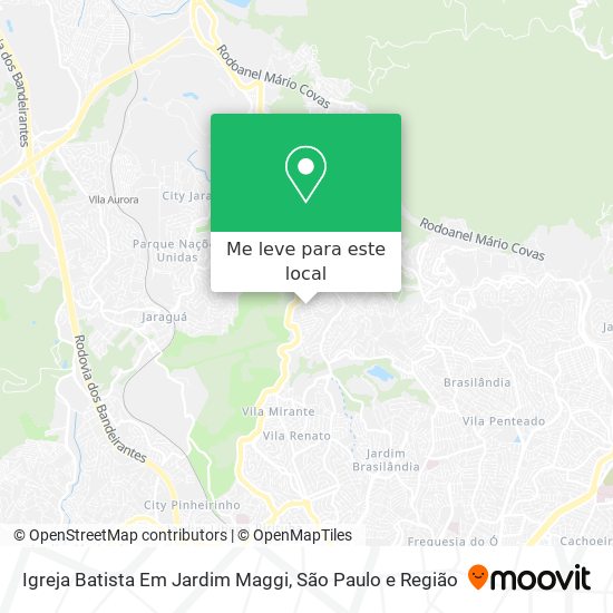 Igreja Batista Em Jardim Maggi mapa