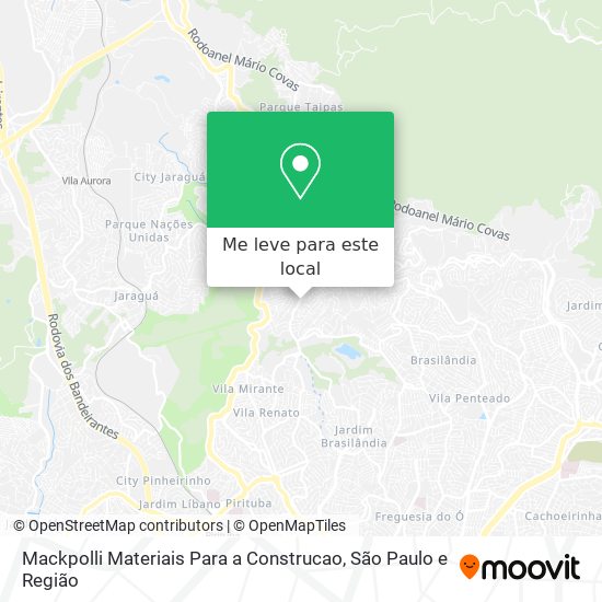 Mackpolli Materiais Para a Construcao mapa