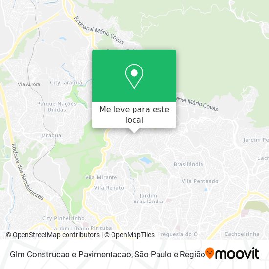 Glm Construcao e Pavimentacao mapa