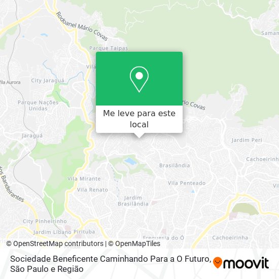 Sociedade Beneficente Caminhando Para a O Futuro mapa