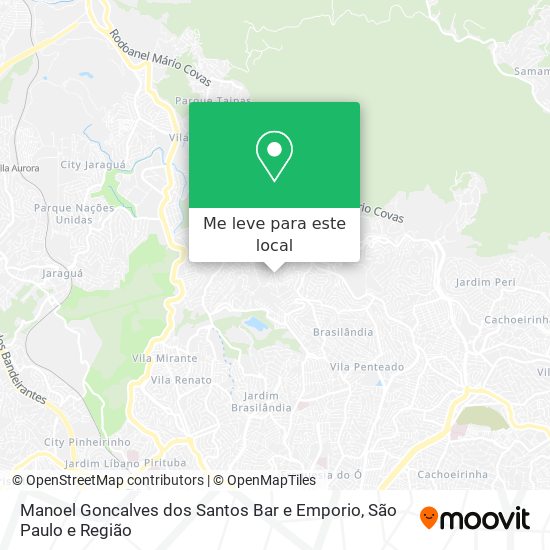 Manoel Goncalves dos Santos Bar e Emporio mapa