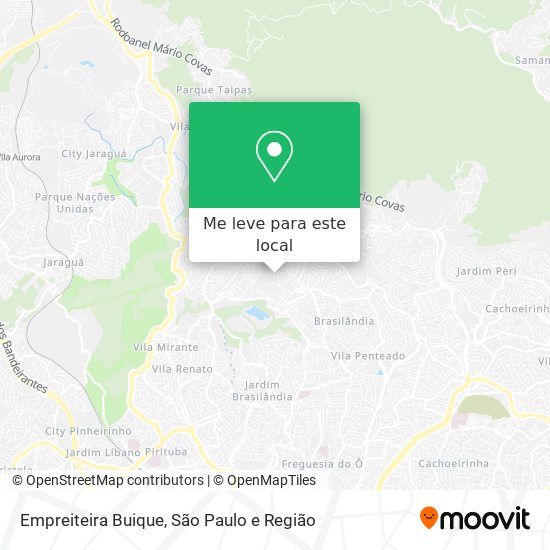 Empreiteira Buique mapa