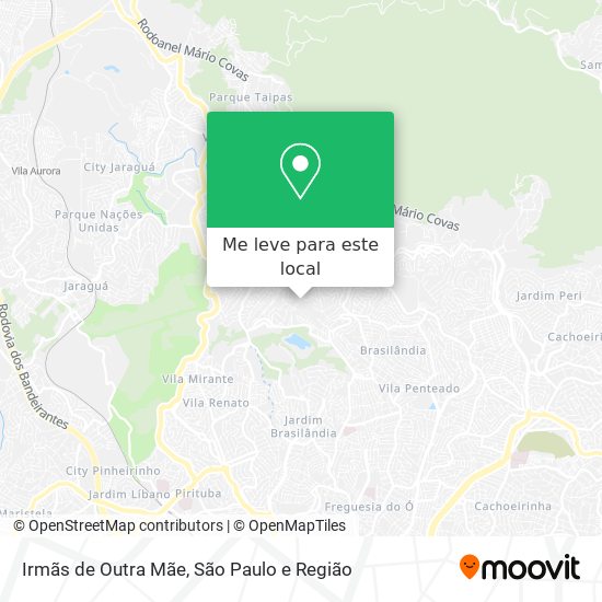 Irmãs de Outra Mãe mapa