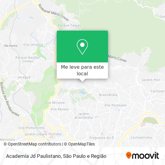 Academia Jd Paulistano mapa