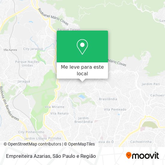 Empreiteira Azarias mapa