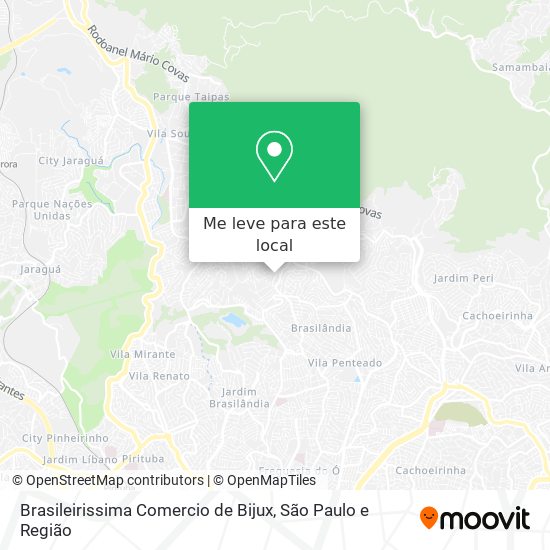 Brasileirissima Comercio de Bijux mapa