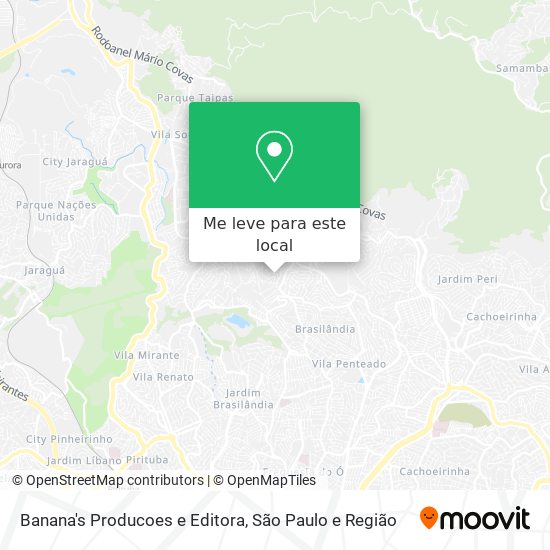 Banana's Producoes e Editora mapa