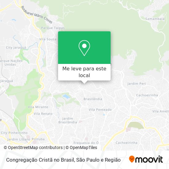 Congregação Cristã no Brasil mapa