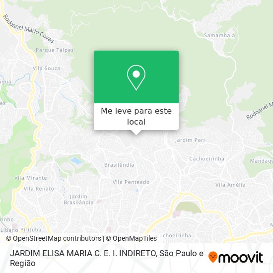 JARDIM ELISA MARIA C. E. I. INDIRETO mapa