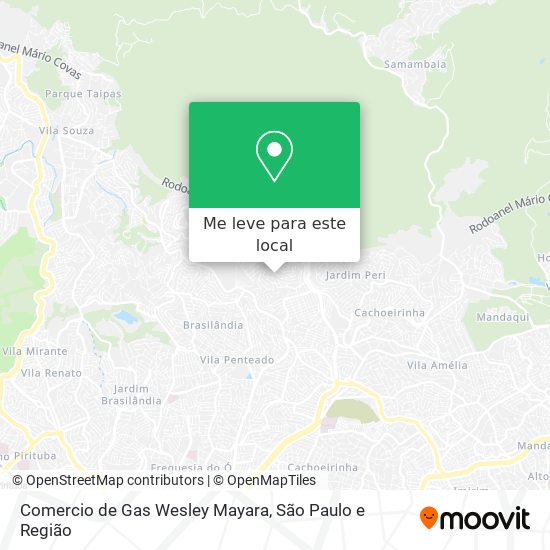 Comercio de Gas Wesley Mayara mapa