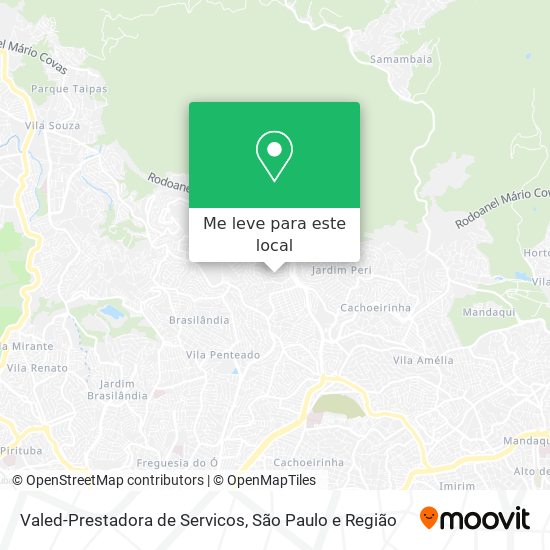 Valed-Prestadora de Servicos mapa