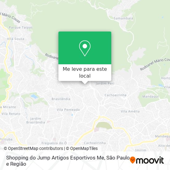 Shopping do Jump Artigos Esportivos Me mapa