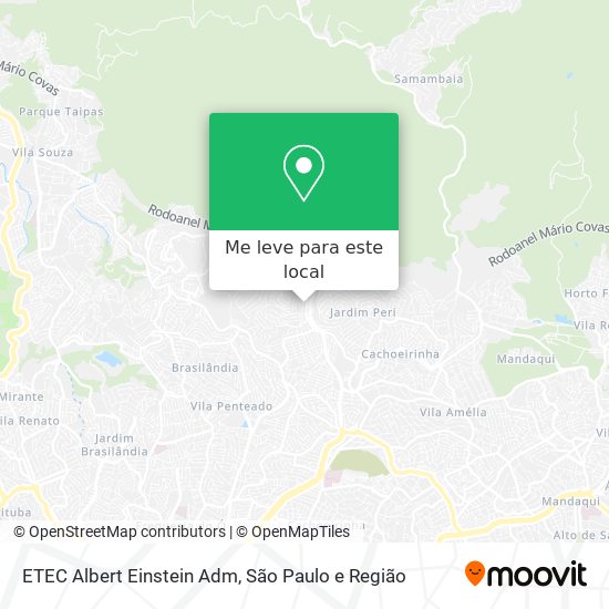 ETEC Albert Einstein Adm mapa