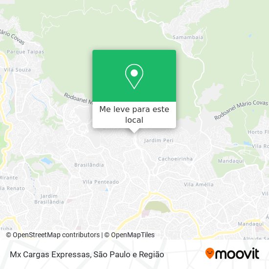 Mx Cargas Expressas mapa