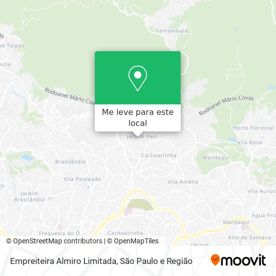 Empreiteira Almiro Limitada mapa