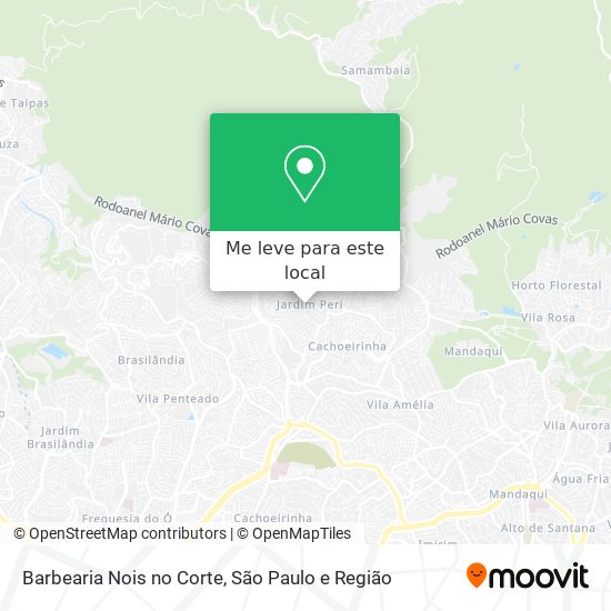 Barbearia Nois no Corte mapa