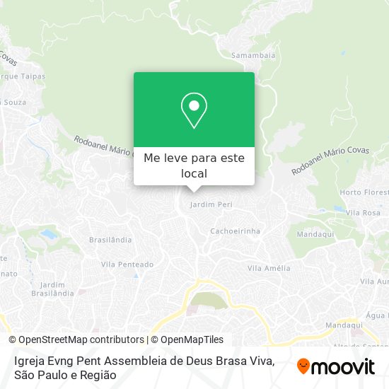 Igreja Evng Pent Assembleia de Deus Brasa Viva mapa