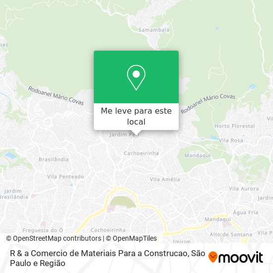 R & a Comercio de Materiais Para a Construcao mapa