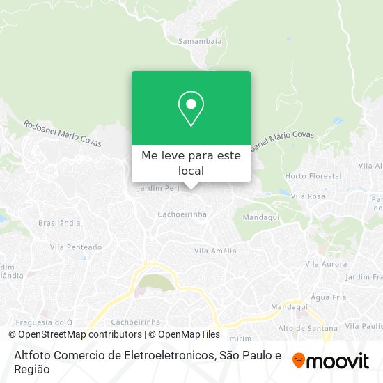 Altfoto Comercio de Eletroeletronicos mapa