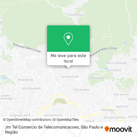 Jm Tel Comercio de Telecomunicacoes mapa