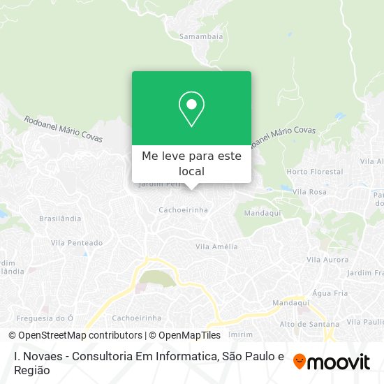 I. Novaes - Consultoria Em Informatica mapa