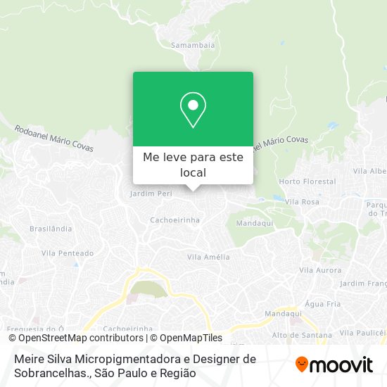 Meire Silva Micropigmentadora e Designer de Sobrancelhas. mapa