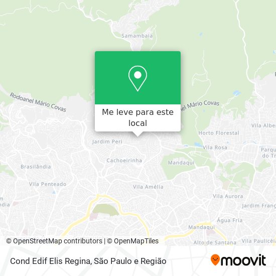 Cond Edif Elis Regina mapa