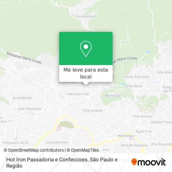 Hot Iron Passadoria e Confeccoes mapa