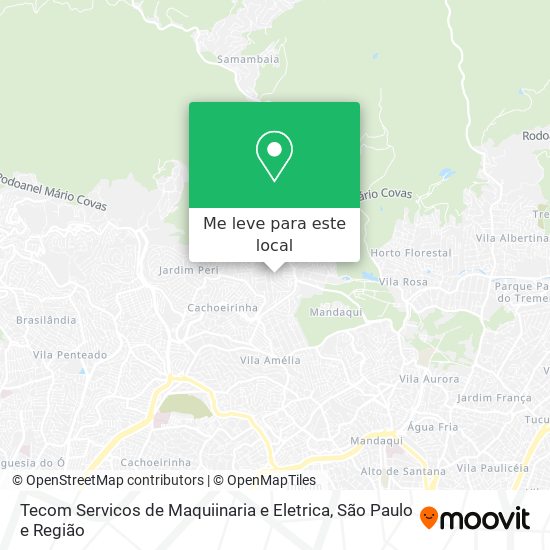 Tecom Servicos de Maquiinaria e Eletrica mapa