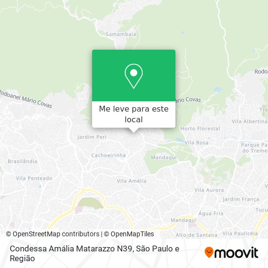 Condessa Amália Matarazzo N39 mapa