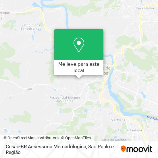 Cesac-BR Assessoria Mercadologica mapa