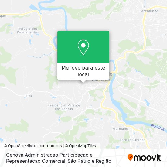 Genova Administracao Participacao e Representacao Comercial mapa