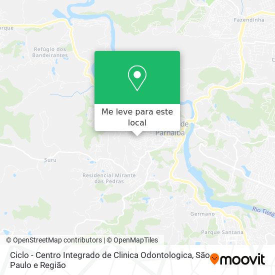 Ciclo - Centro Integrado de Clinica Odontologica mapa