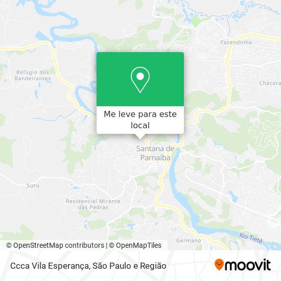 Ccca Vila Esperança mapa