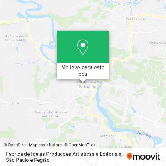Fabrica de Ideias Producoes Artisticas e Editoriais mapa